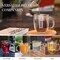 Double Walled Glass Coffee Mugs with Handle Insulated Glass Cappuccino Mugs